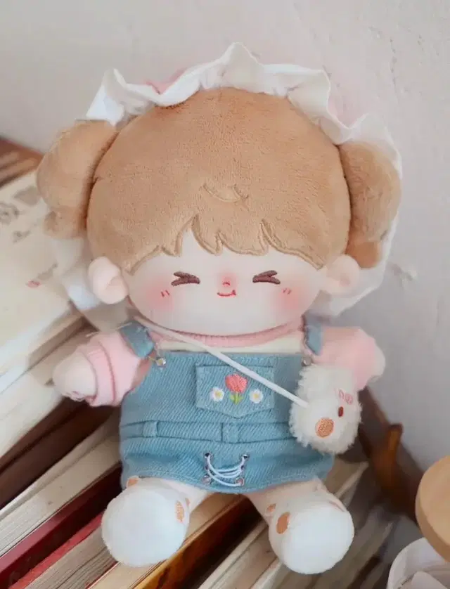 20cm 인형옷 멜빵 나들이 세트