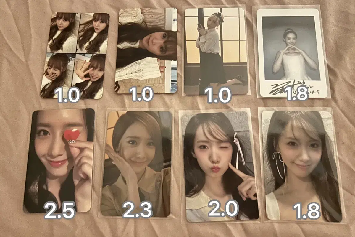 Girls Generation photocard wts taeyeon tiffany Yoona