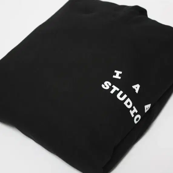 IAB studio hoodie black white (L)