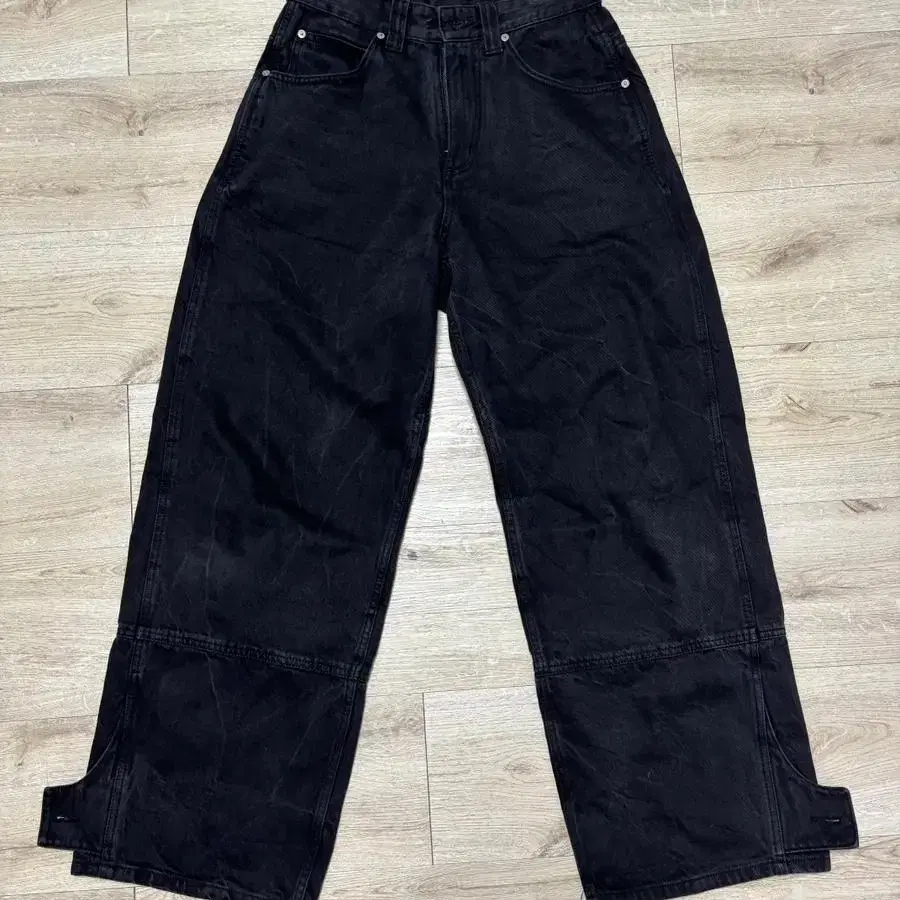 노운 maxi wide denim pants(black) 0사이즈