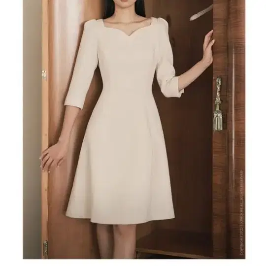 플로움 Flowoom Classic Nostalgia Dress Midi