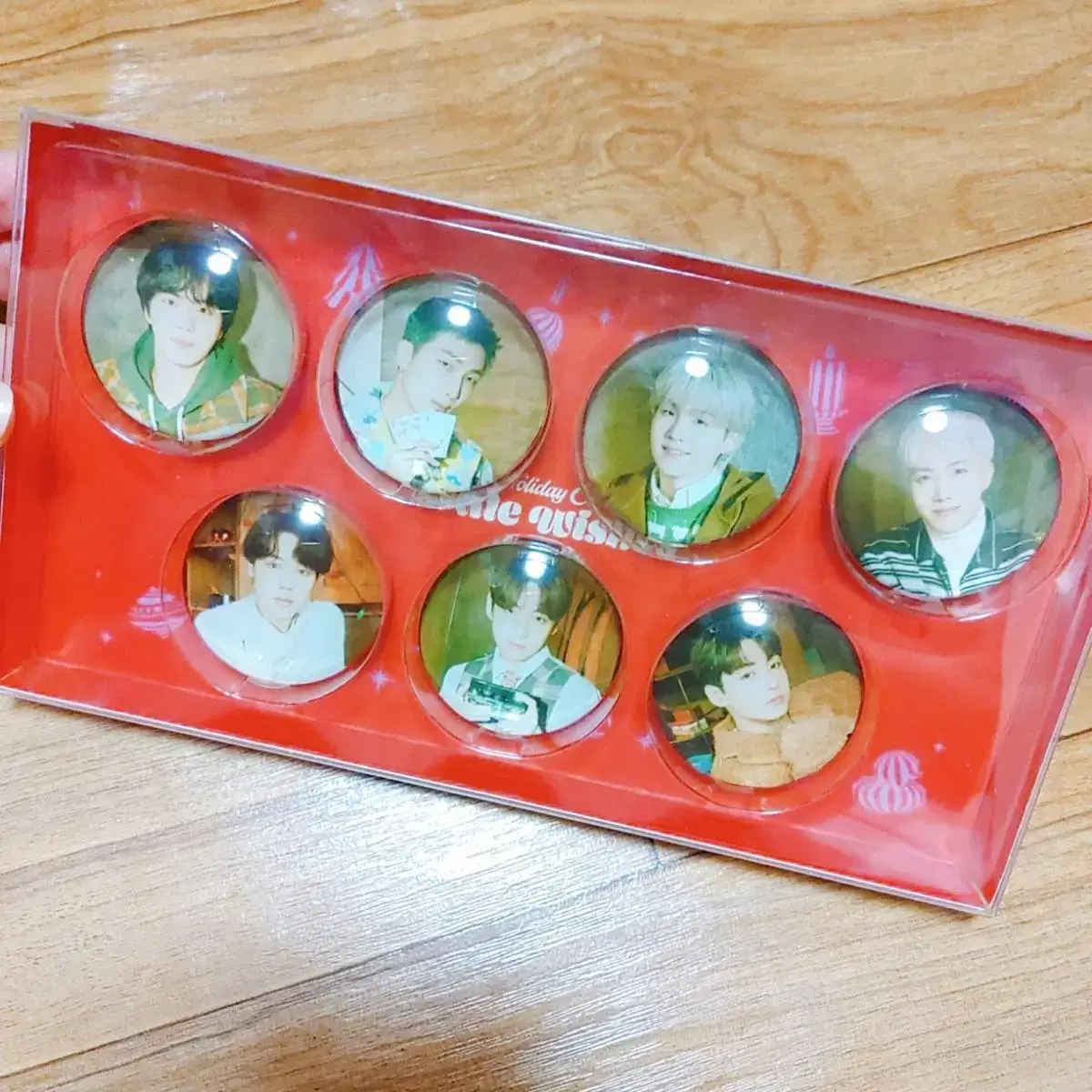 BTS Holiday Magnet Set Unused