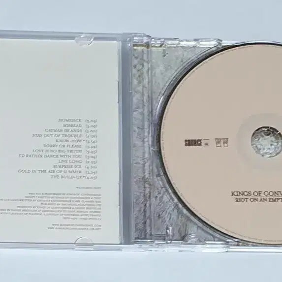 킹스 오브 컨비니언스 Riot On An Empty 앨범 시디 CD