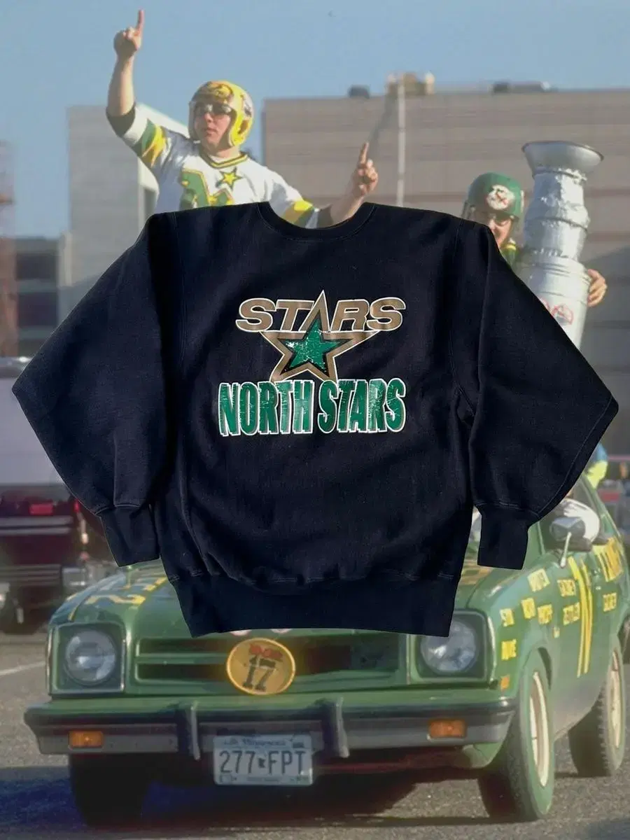 DALLS NORTH STARS 1990s 챔피온 리버스위브 스웻셔츠