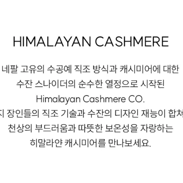 Himalayan Cashmere 히말라얀 캐시미어 오버핏 터틀넥 미착용