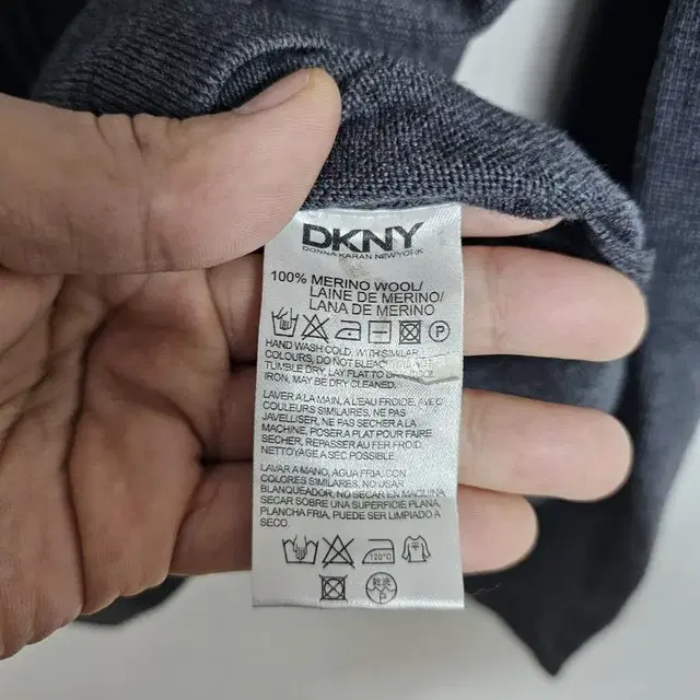 DKNY 그레이 여성 가디건