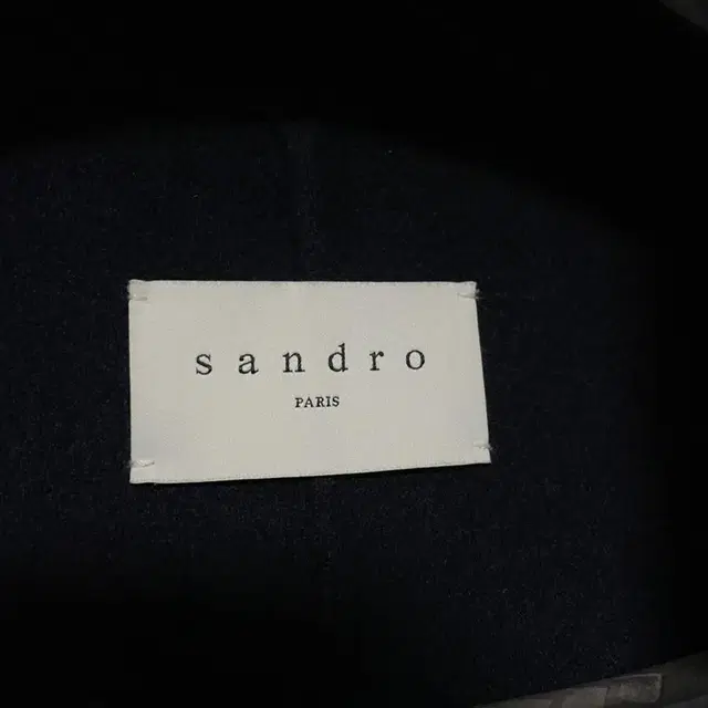 산드로(SANDRO) 캐시미어 코트 XL (네이비)