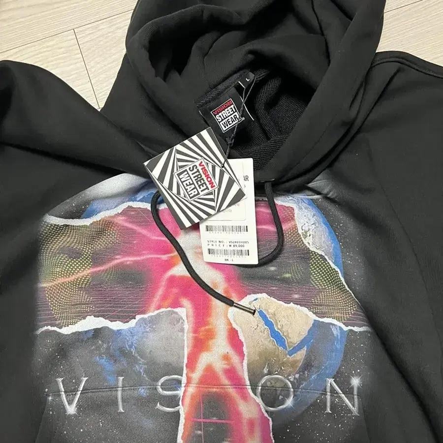 비전스트릿웨어 VSW Cracked Universe Hoodie L