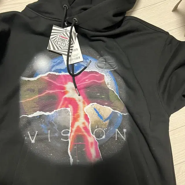 비전스트릿웨어 VSW Cracked Universe Hoodie L