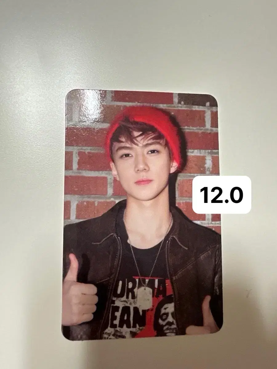 exo sehun growl rare photocard