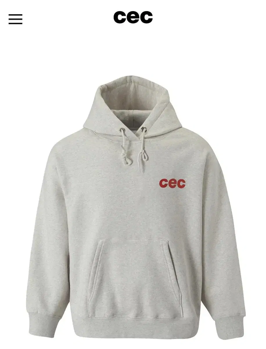 CEC HOODIE(OATMEAL/기모) s