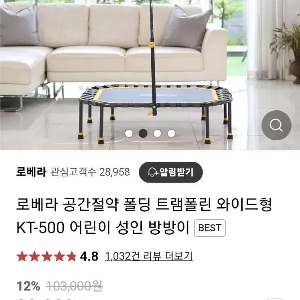 로베라 폴딩 트램폴린