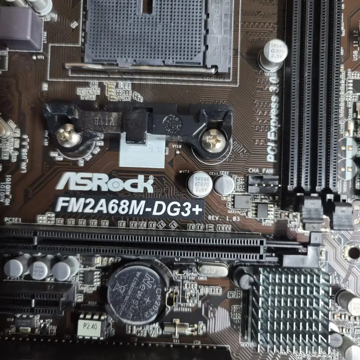 ASRock FM2A68M-DG3+, AMD FM2+ 소켓 메인보드