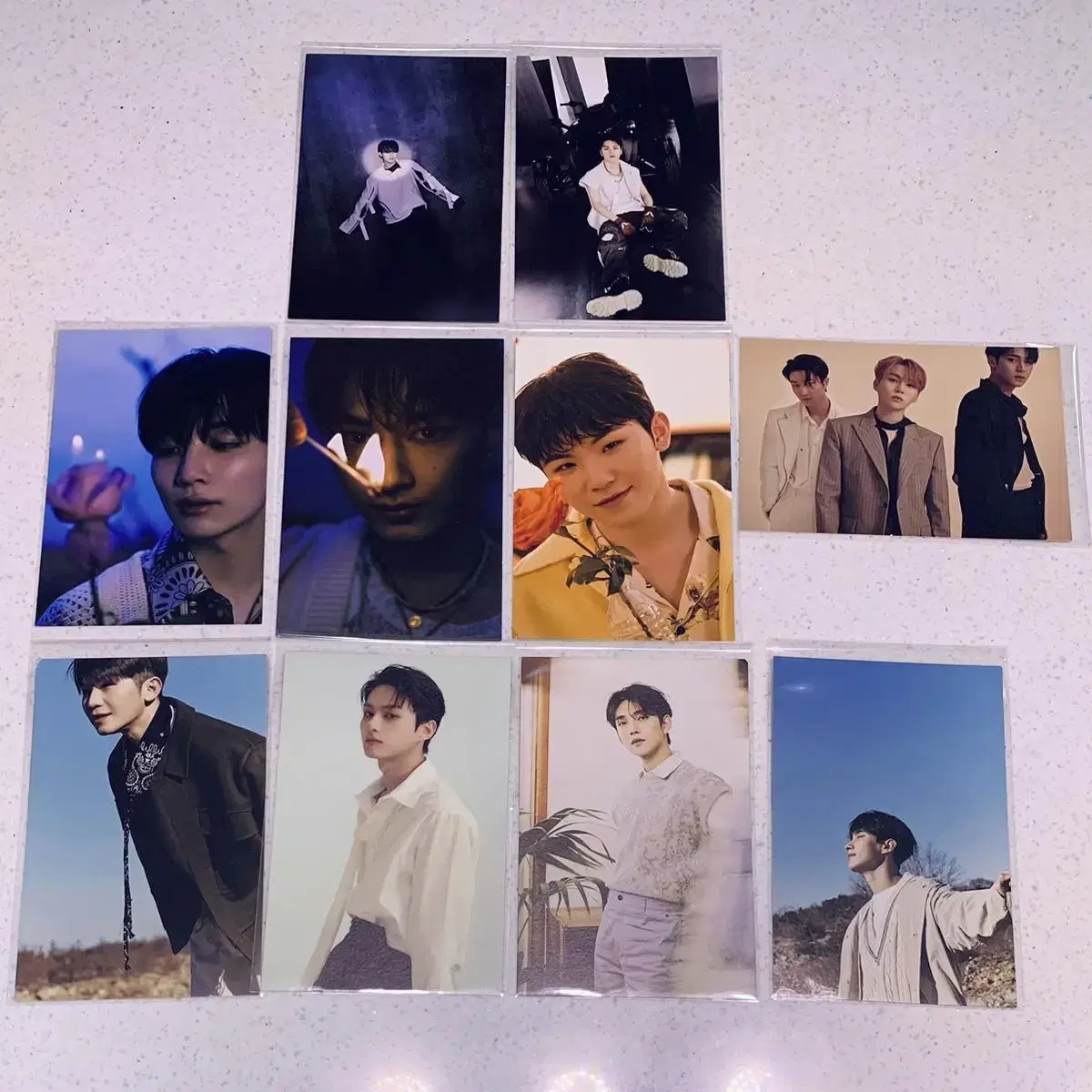 Seventeen album photocard wts postcard U's Choice FeatherSun (0.5 each)