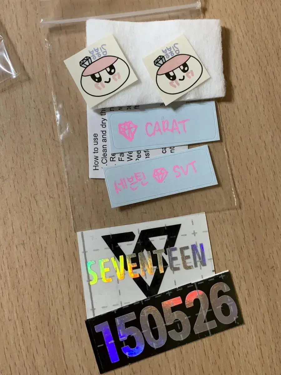 Bulk) seventeen hologram sticker Tattoo photocard Bonbon