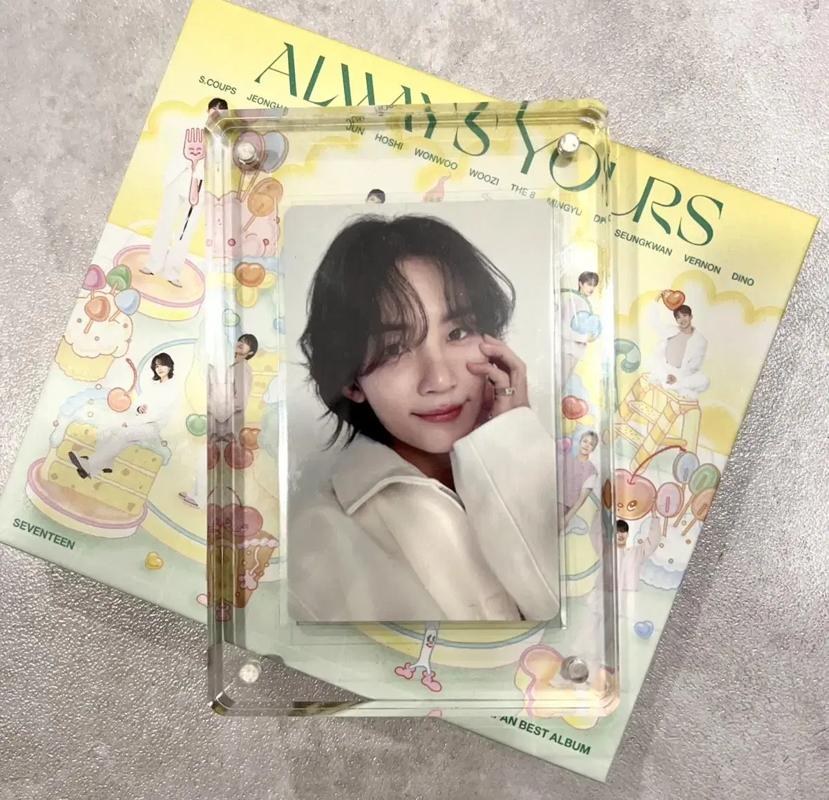 This week only price drop)Seventeen jeonghan Imaseka Always yours C version photocard