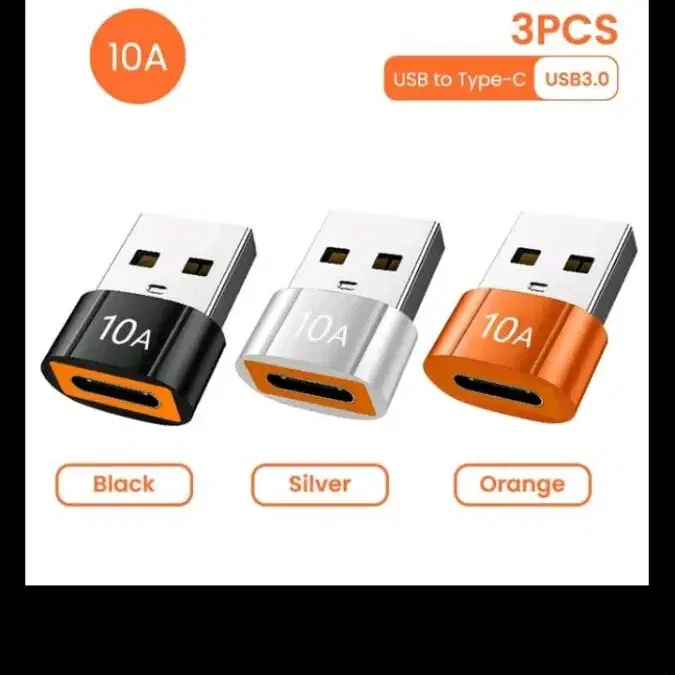 PD 케이블 C타입ㅡUSB 변환젠더 A to C