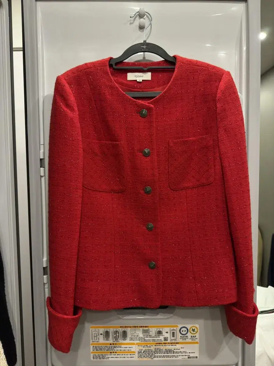 Fifteenm 15eme Red Tweed Jacket Christmas, Holiday Gathering Recommendation