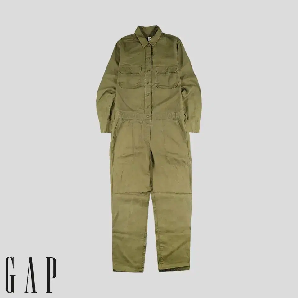 Gap Khaki Riocel Workwear Amekazi Jumpsuit Coverall M