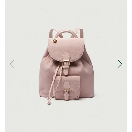 더바넷 백팩 Shy Pink Suede Backpack