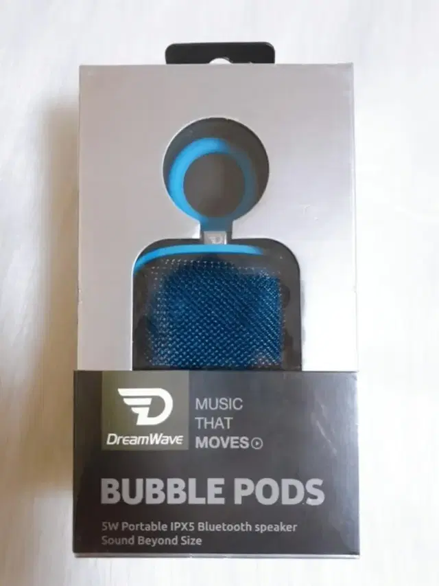 드림웨이브 BUBBLE PODS 버블팟 아웃도어 블루투스 스피커 블루