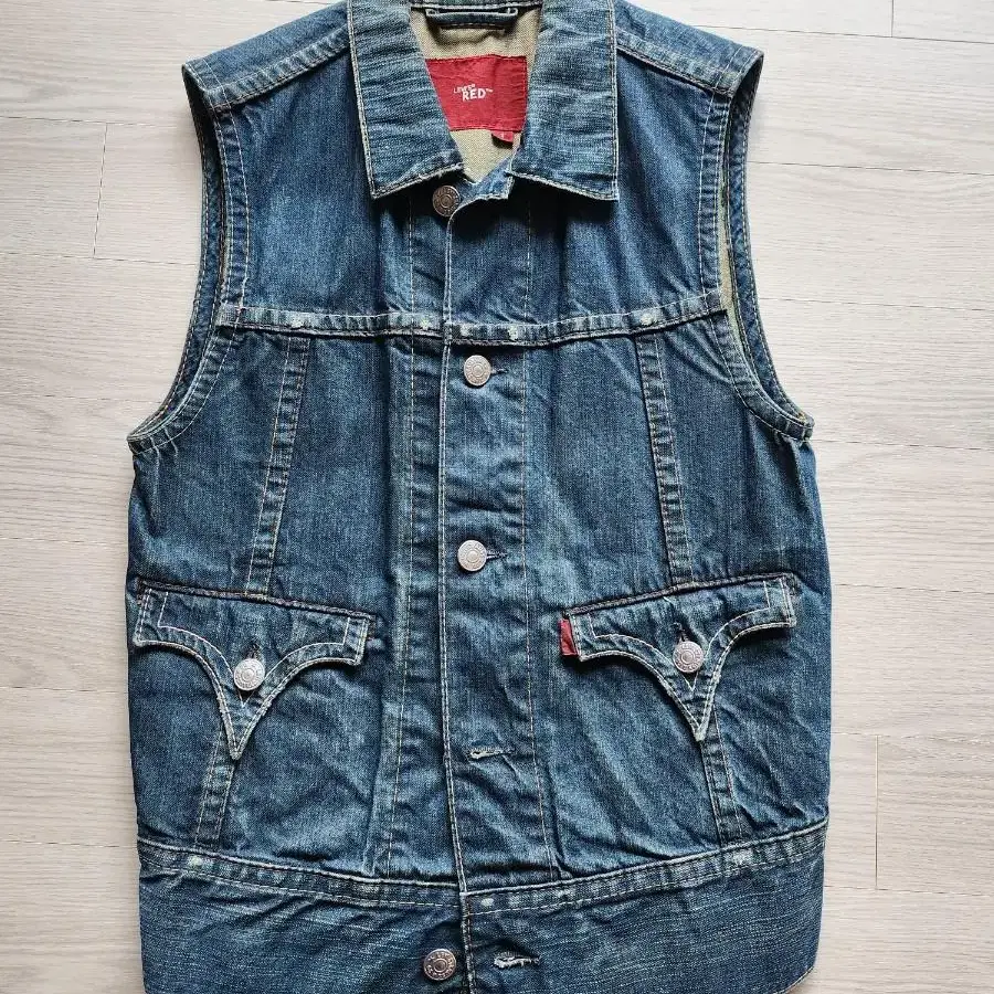 정품 리바이스 RED Grease Vest-Small LVC