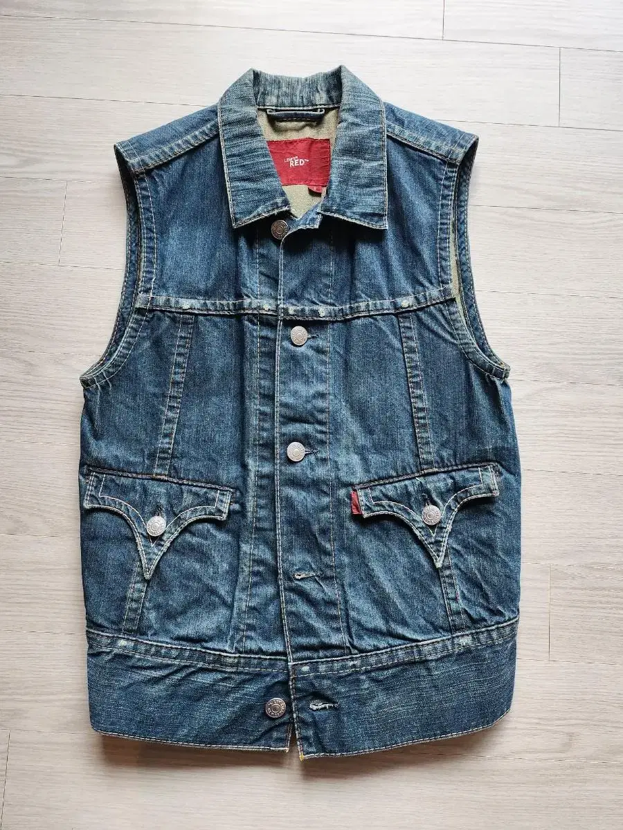 정품 리바이스 RED Grease Vest-Small LVC