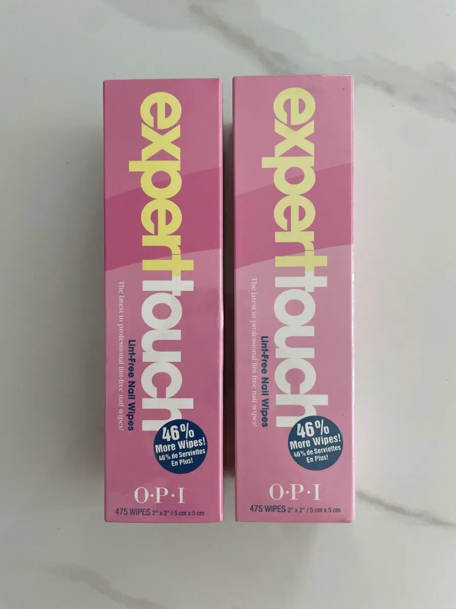 <미개봉> OPI 엑스퍼트터치 네일와이프 475ct 2상자