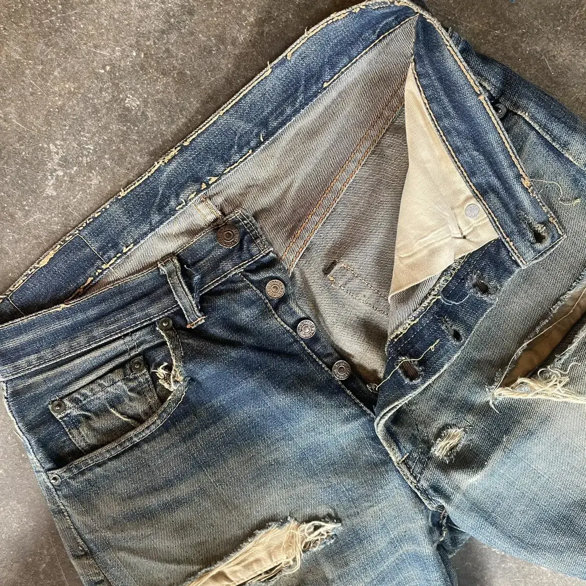 70s US LEVIS 501 big e selvedge