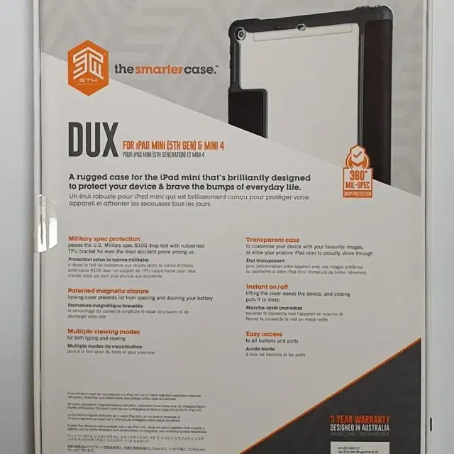 STM  iPAD Mini 4 케이스(dux MGT)