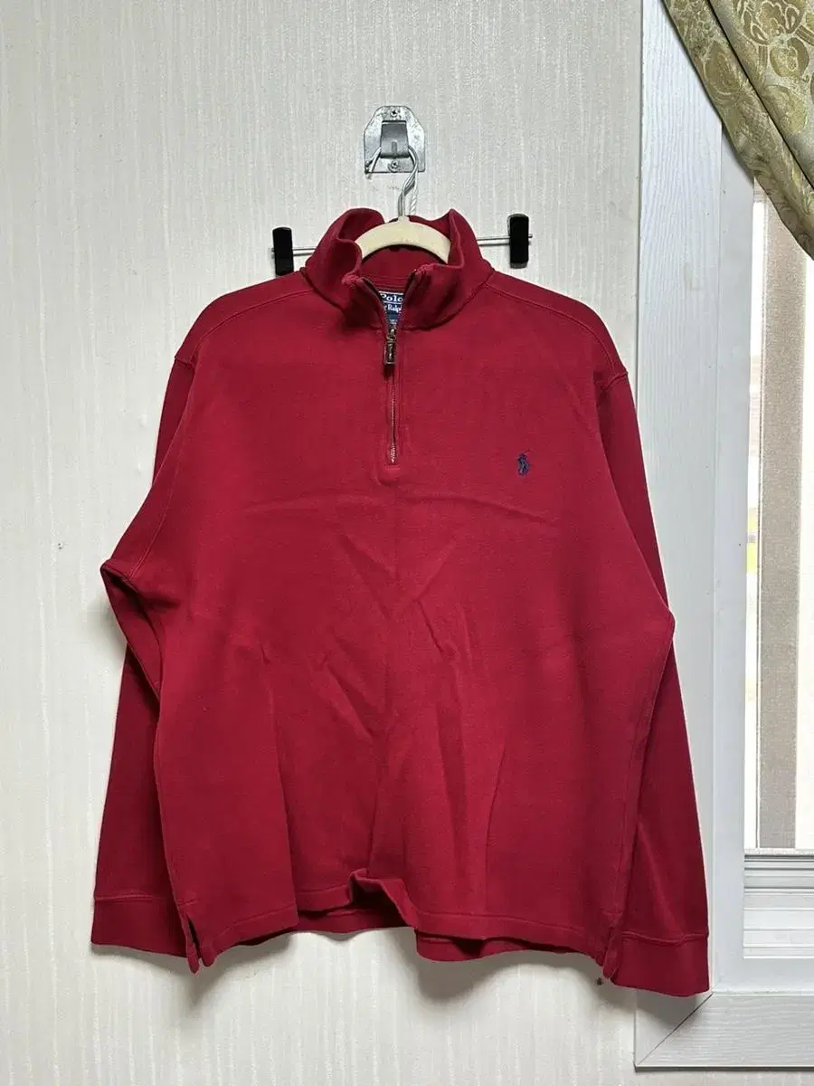 Polo half zip up knit