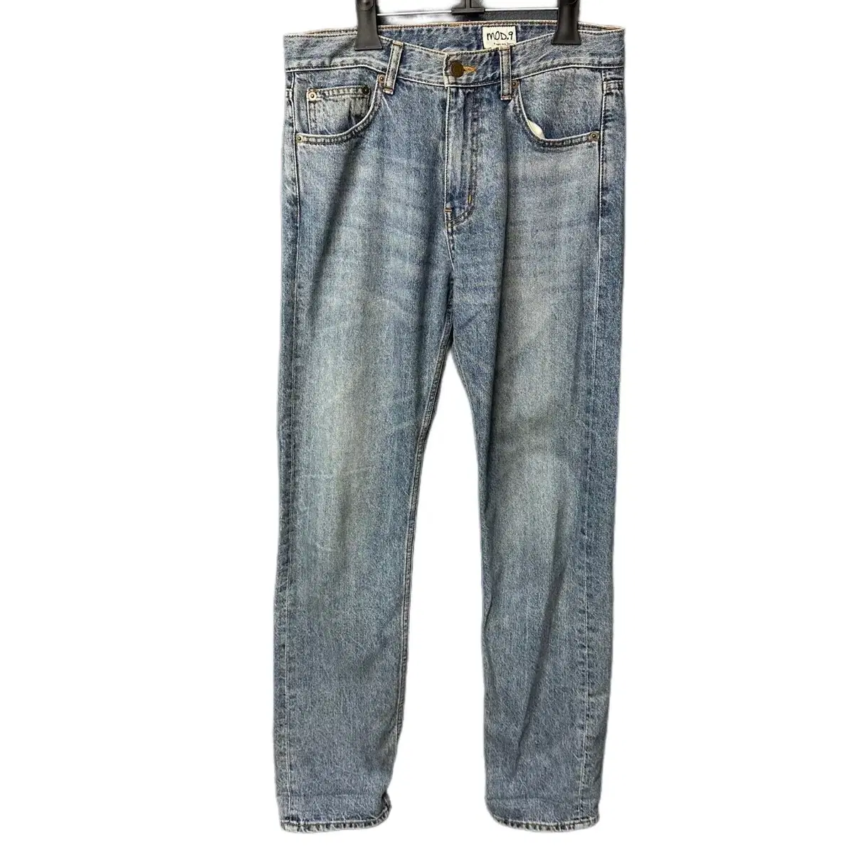 29 Mode 9 Mid-blue Washed Denim Jeans