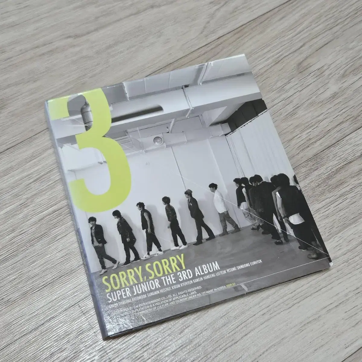 슈퍼주니어 3집 쏘리쏘리 CD