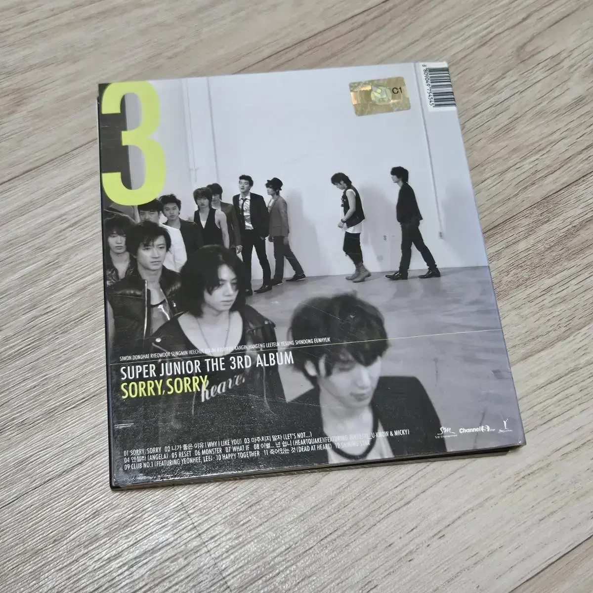 슈퍼주니어 3집 쏘리쏘리 CD