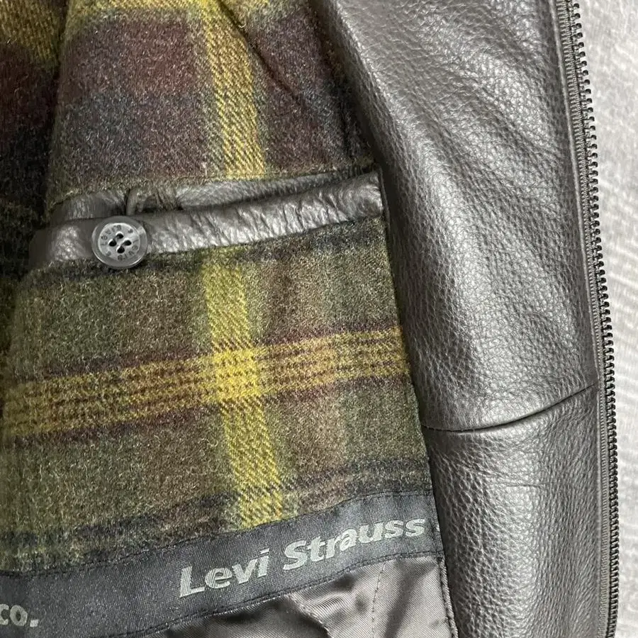 90s Levis LEDTAB 가죽자켓