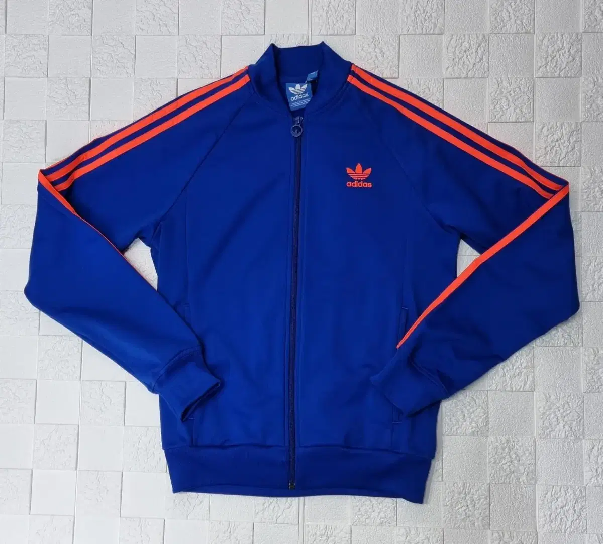 [Clearance Sale] Adidas Superstar Blue Orange Jersey