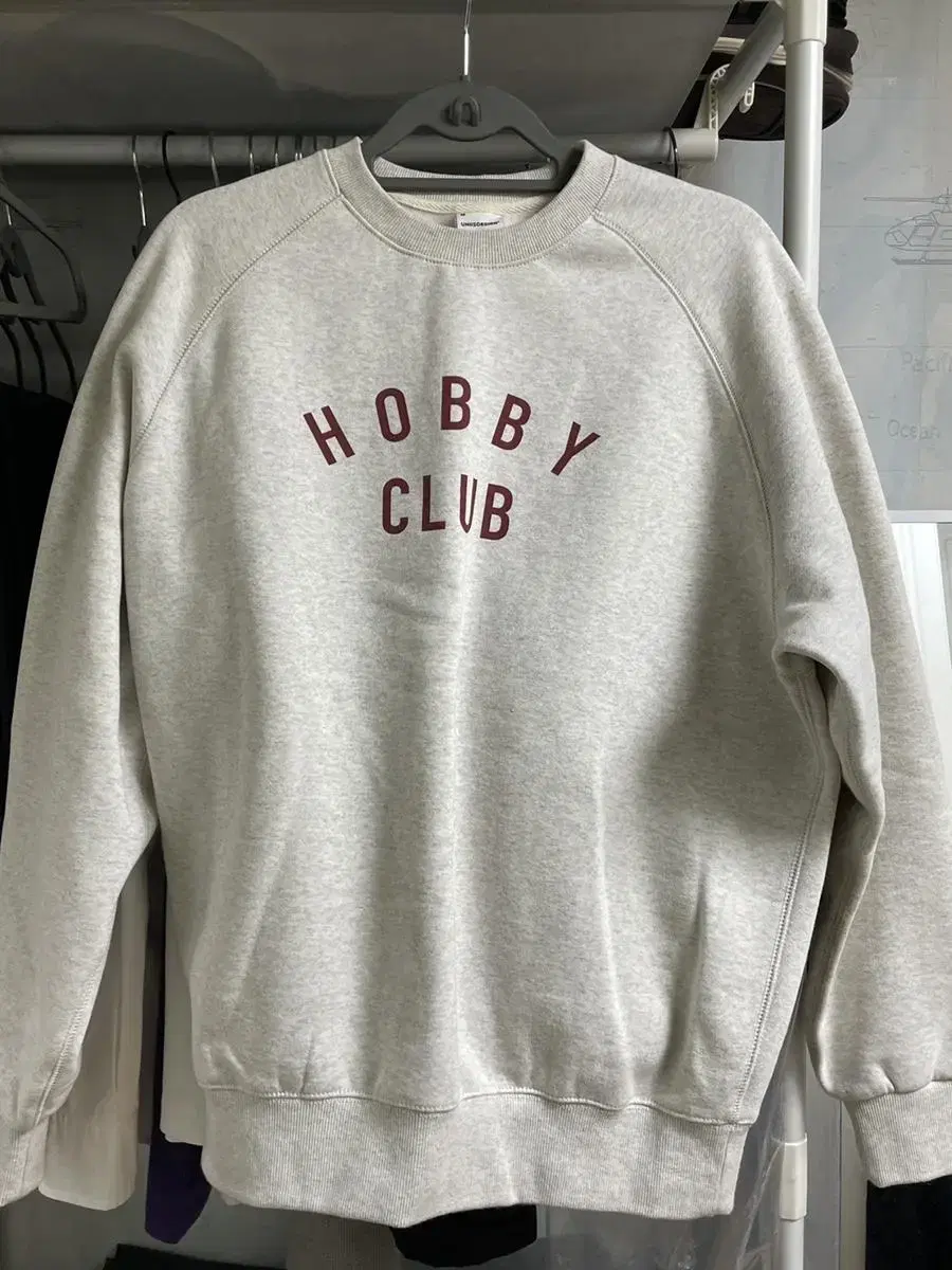 Good Harvey Club Raglan Sweatshirt Oatmeal M