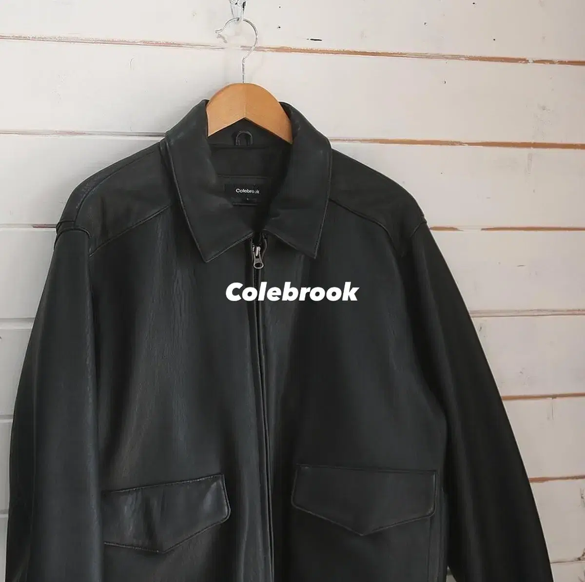 (Wearing Cut) Colebrook A-2 Leather Jacket in Men's L