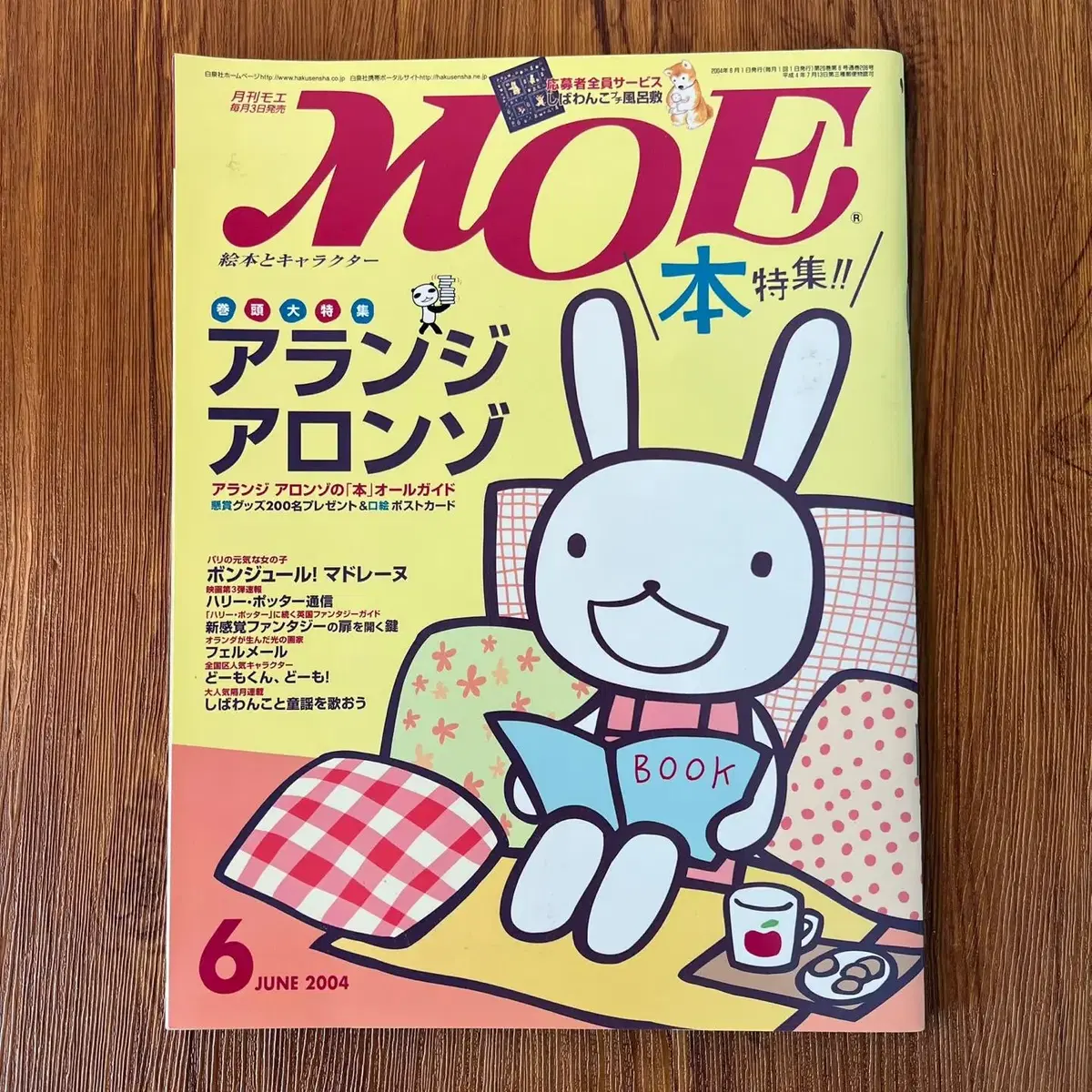 일러스트잡지 모에 MOE 2004-06 일본 빈티지잡지 캐릭터 판타지