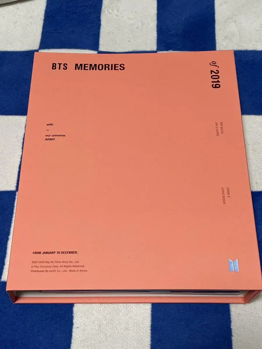 방탄소년단 메모리즈 2019 DVD