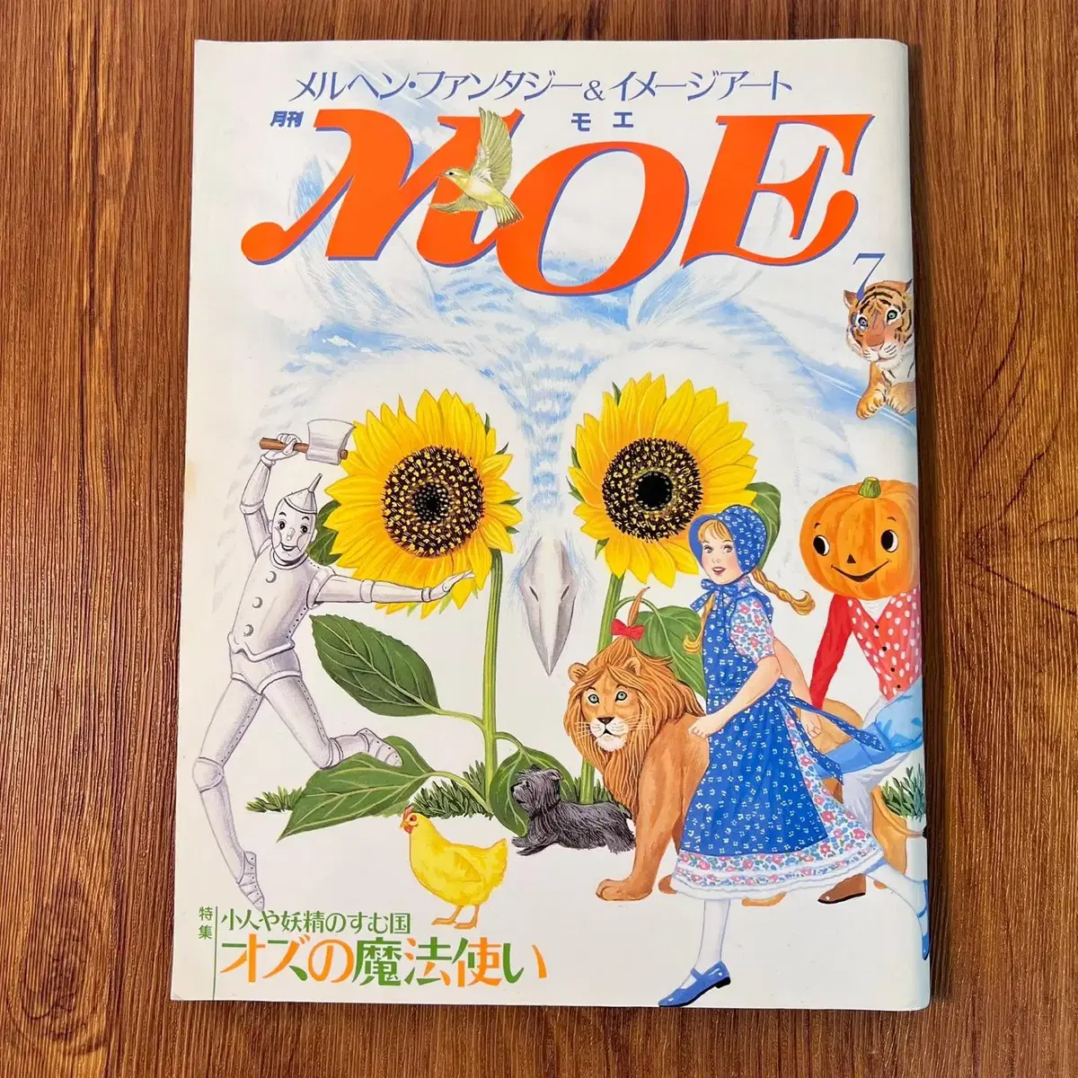 일러스트잡지 모에 MOE 1989-07 일본 빈티지잡지 캐릭터 판타지