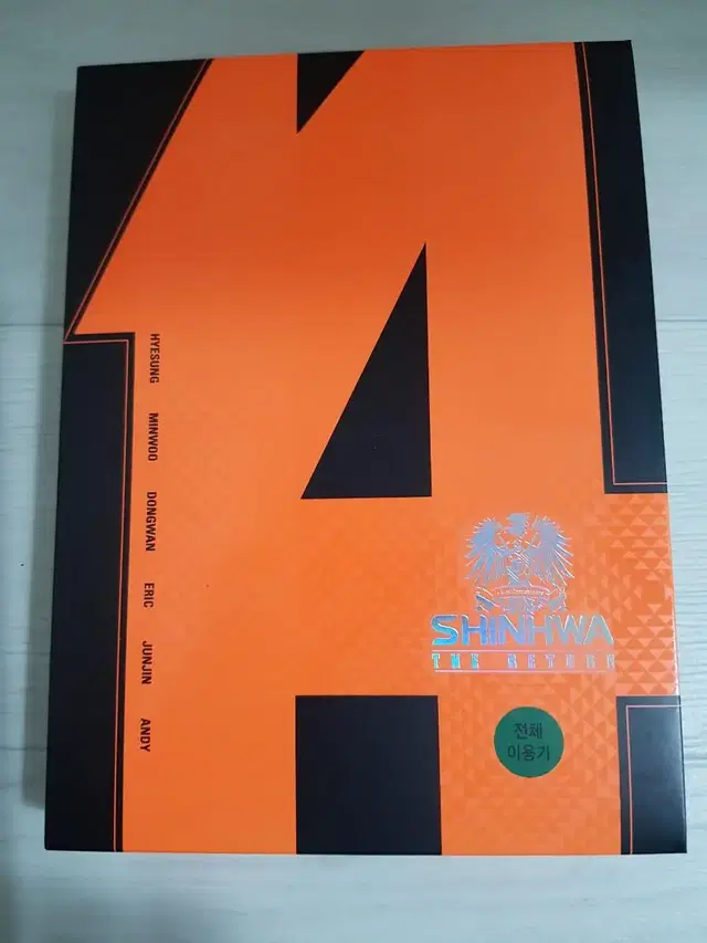 신화 The Return 14주년기념컴백스페셜 DVD신화창조 포카 포토북