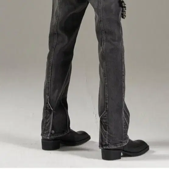 메종미네드 SIDE LAYERED DENIM TROUSERS 50 사이즈