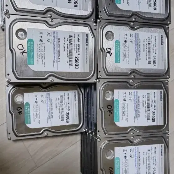 250g hdd 팝니다(수랑 33개)