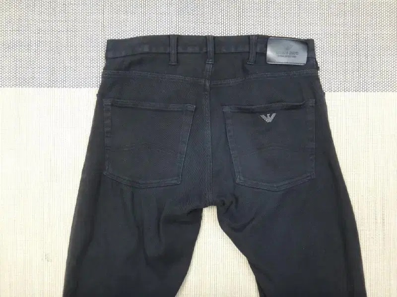 (30") Armani Jeans Men's Slim Fit Black Jeans