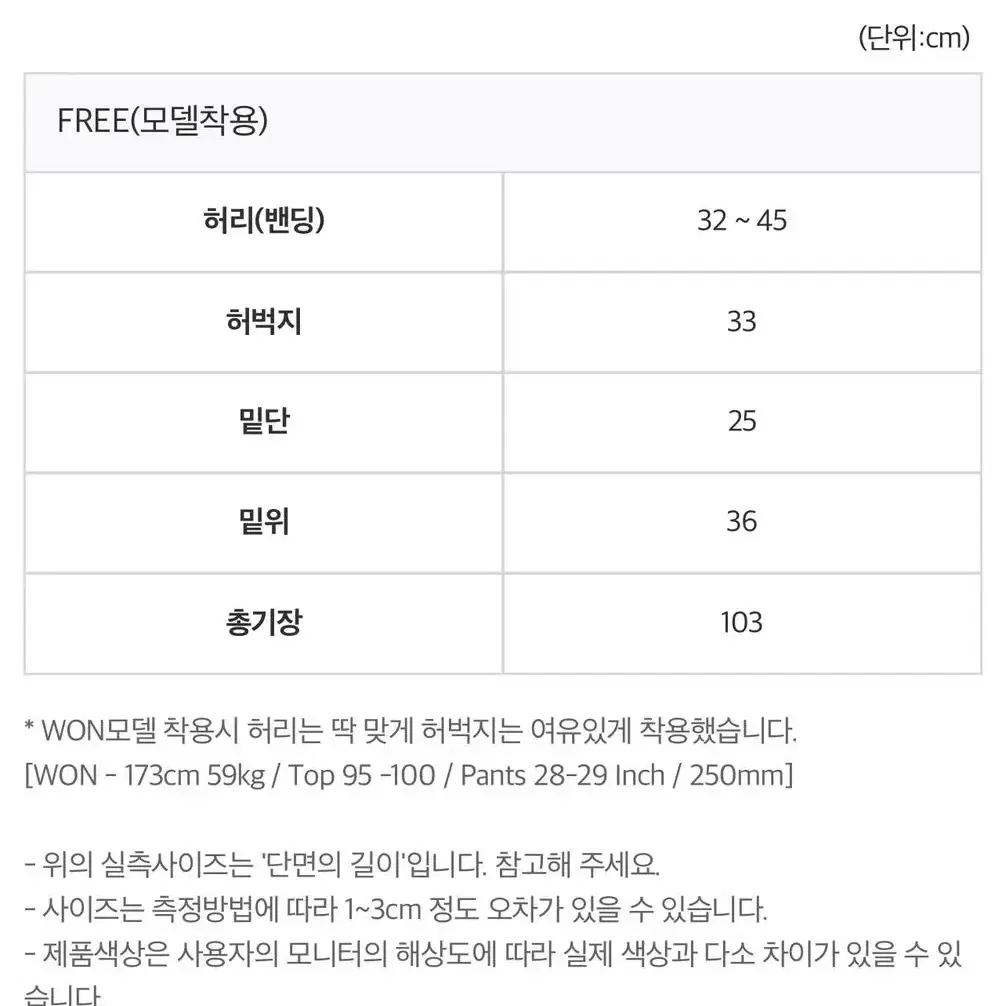 로아인 투몬 데일리 밴딩 패딩 카고팬츠 FREE