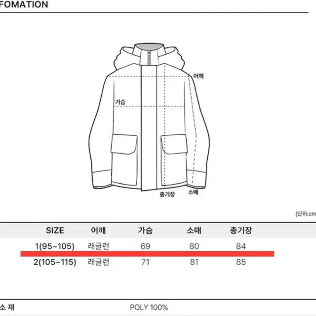 XL)검정색 후드 일체형 야상점퍼 새제품