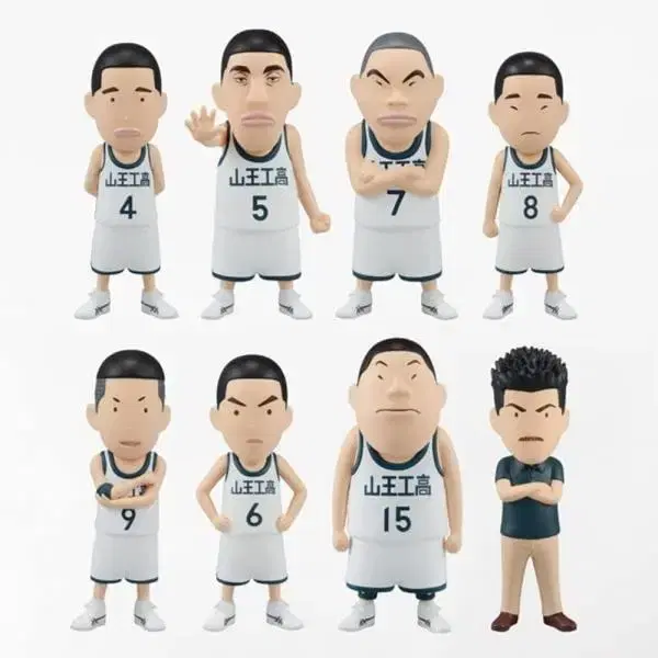 SLAM DUNK King San Figures SLAM DUNK Sannoh sealed full set wts