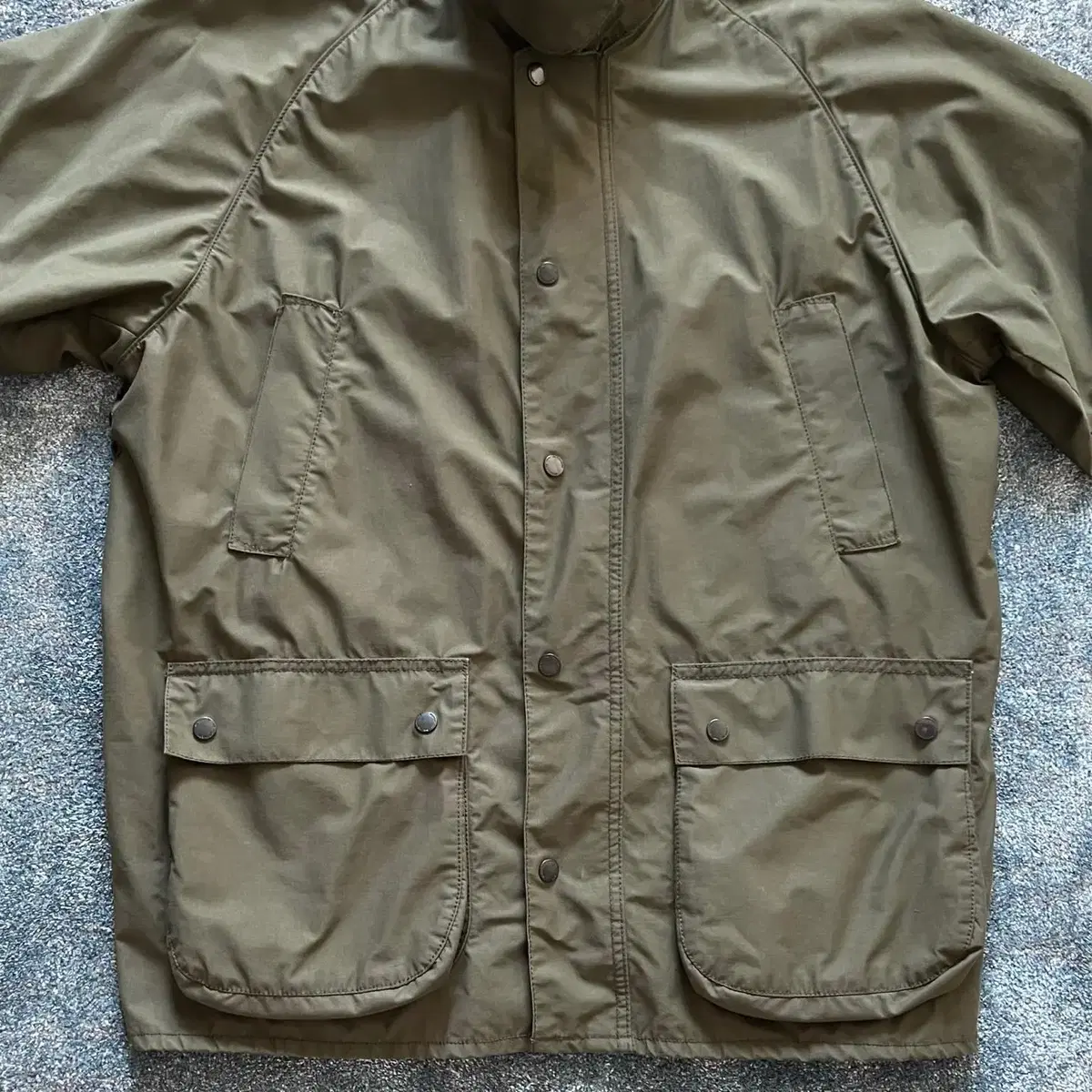 IN NOHERE Rain Jacket 바버자켓