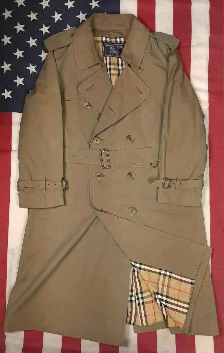 Original Burberry Double Barbary Trench Coat for Men and Women